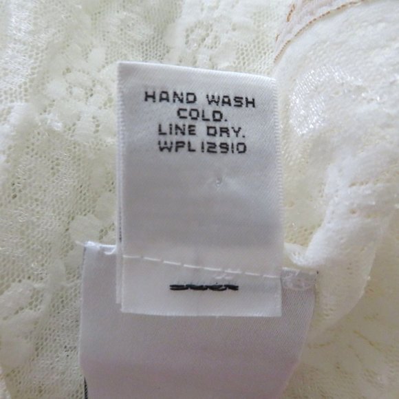 Vintage Kathryn Deene Full Length White Lace Night Gown 26/28 Nylon Sleeveless - Picture 8 of 14